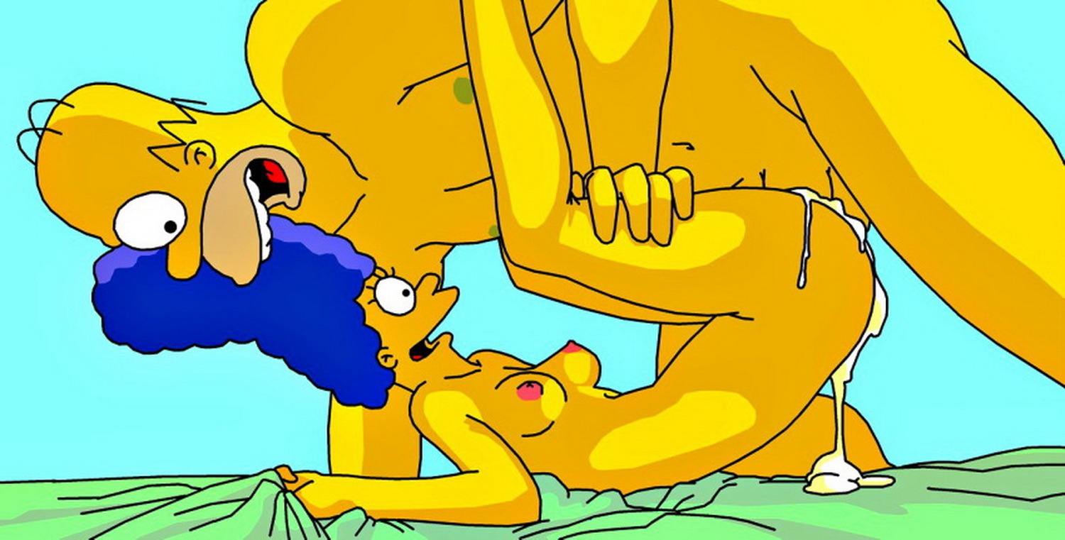 Marge Simpson and Homer Simpson Cum Cum In Pussy Milf Cum Inside