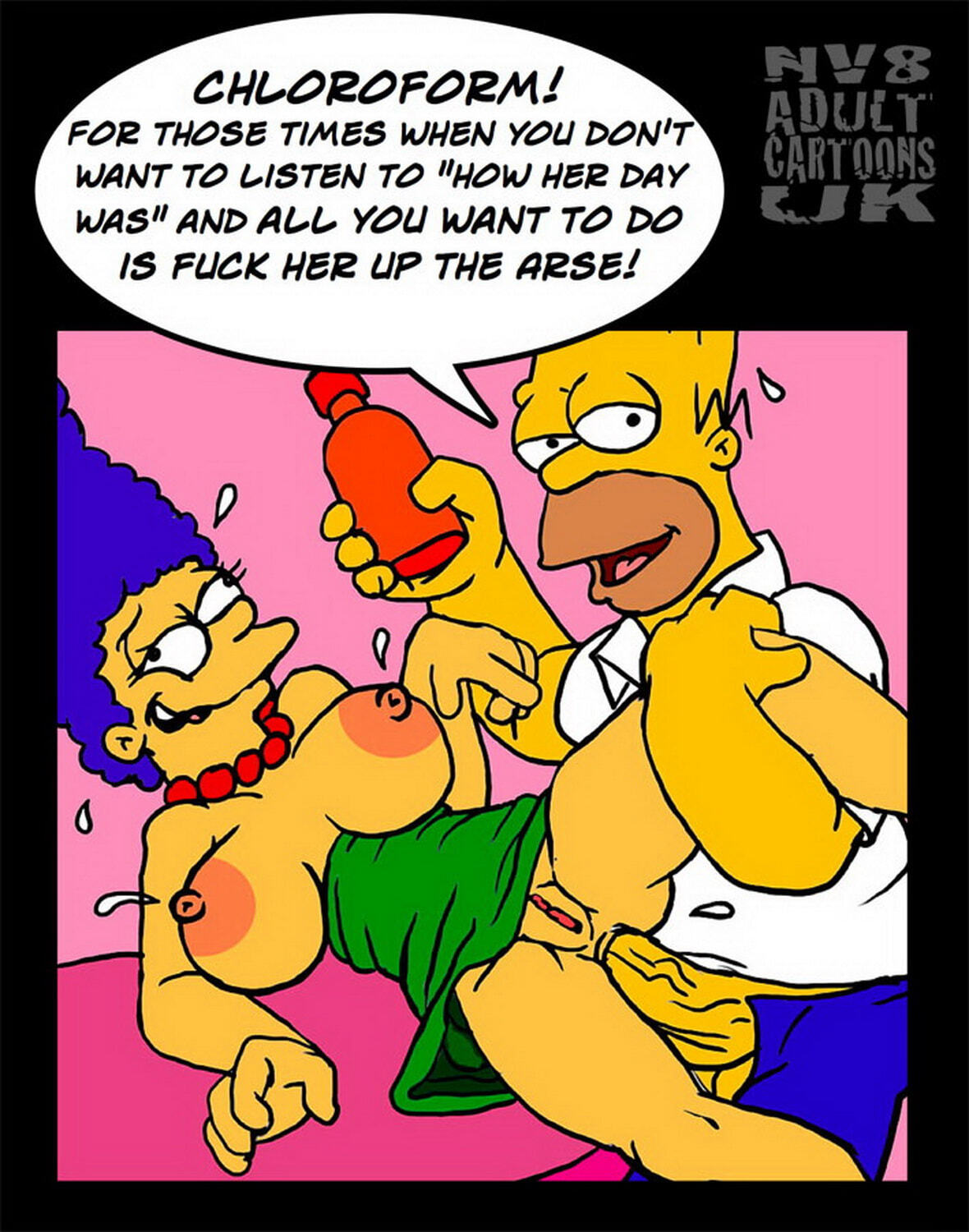 Marge Simpson and Homer Simpson Hentai XXX Hot Adult