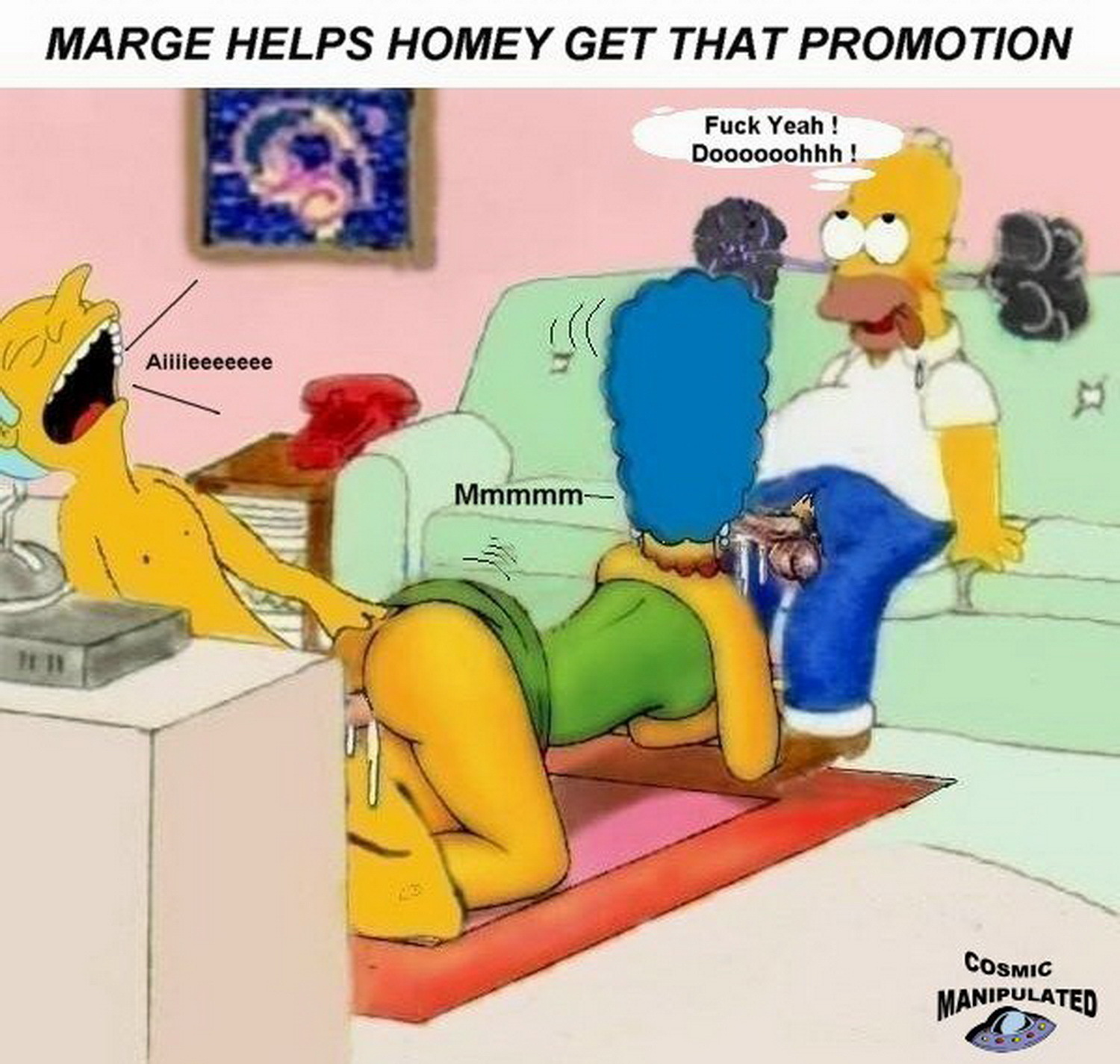 Marge Simpson and Homer Simpson Hentai XXX XXX Adult