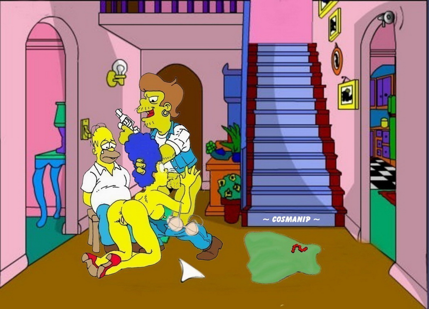 Marge Simpson and Homer Simpson Hentai XXX XXX