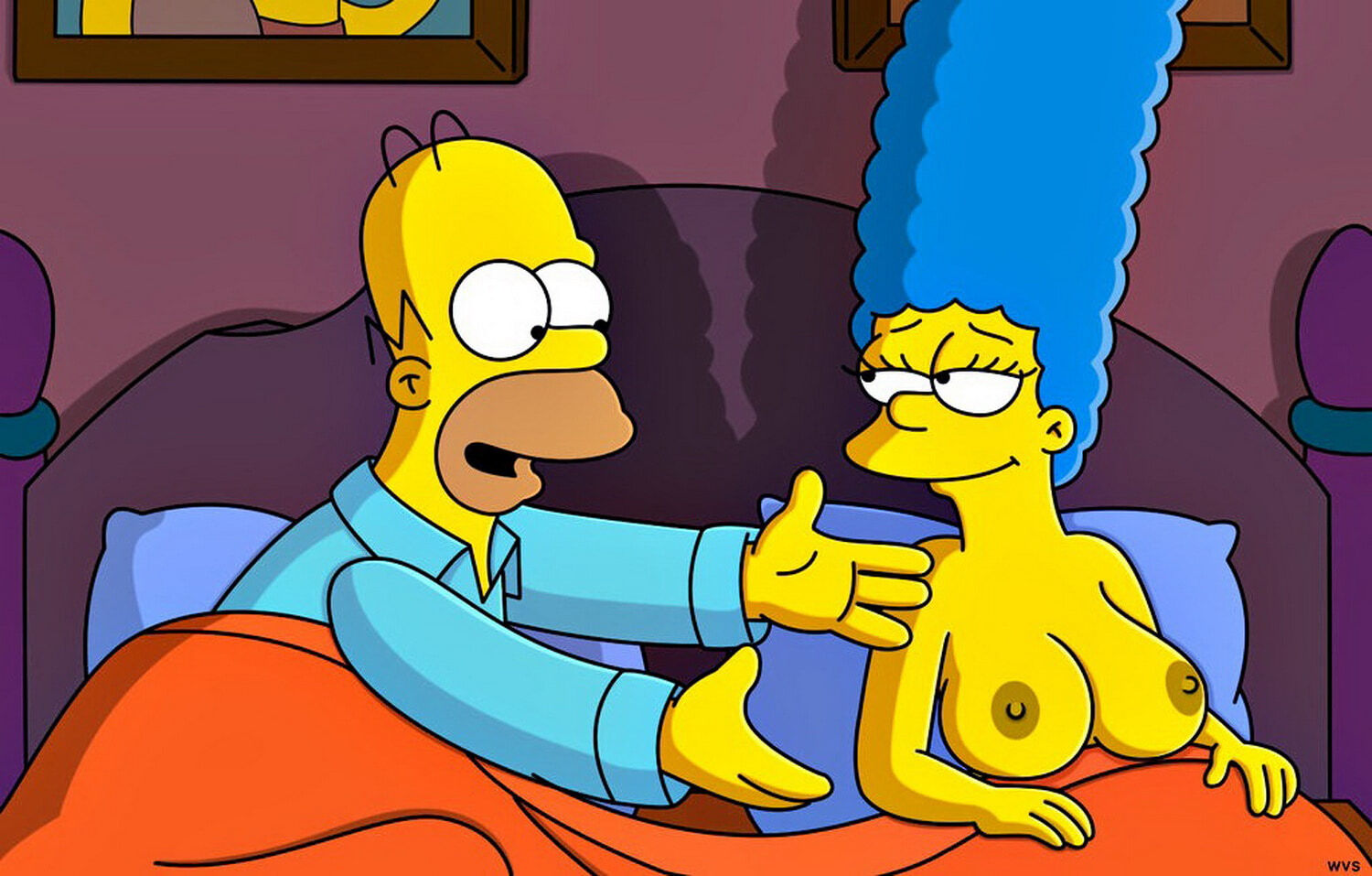 Marge Simpson and Homer Simpson Nipples Tits Best.