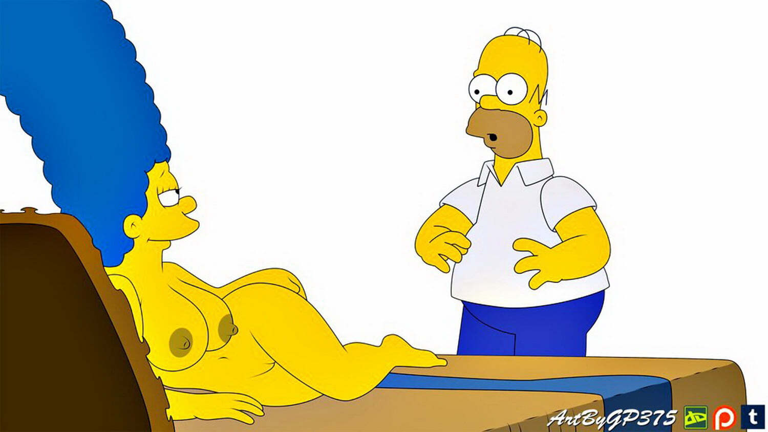Homer Simpson Big Breast