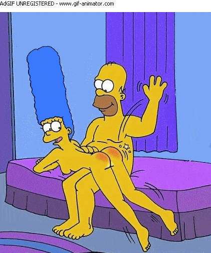 Anime Porn Spank - Marge Simpson and Homer Simpson Spanking > Your Cartoon Porn