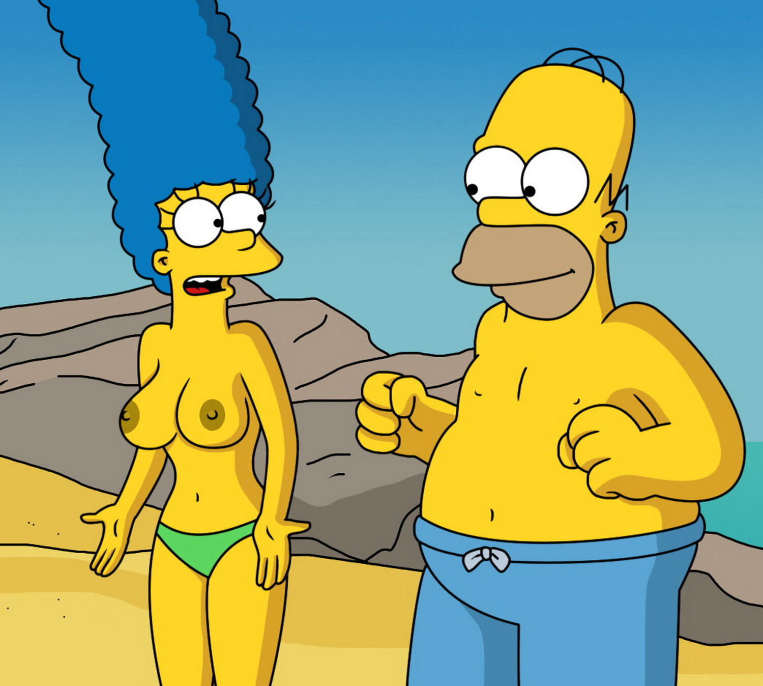 Homer Simpson Nipples