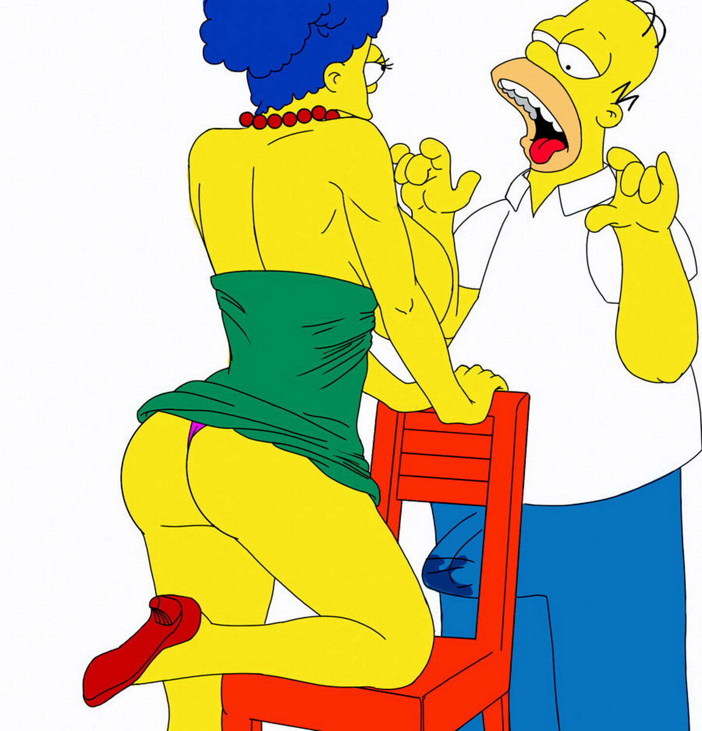 Marge Simpson and Homer Simpson XXX Hentai Free