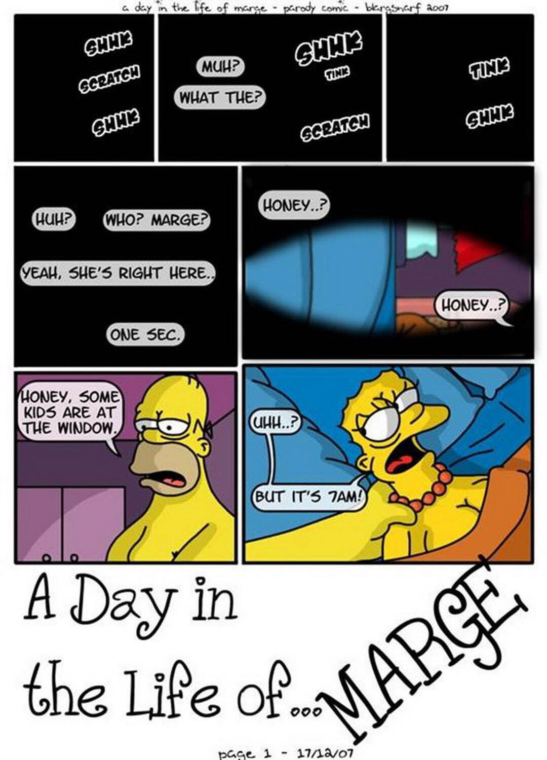 Marge Simpson and Homer Simpson XXX Hentai Luscious Hardcore