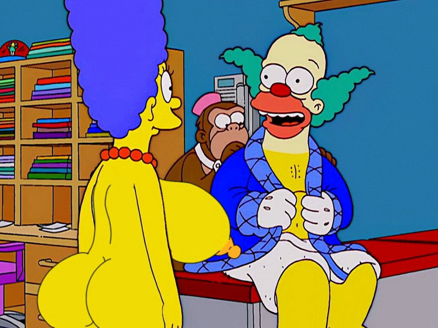 Marge Simpson and Krusty The Clown Nude Huge Nipples