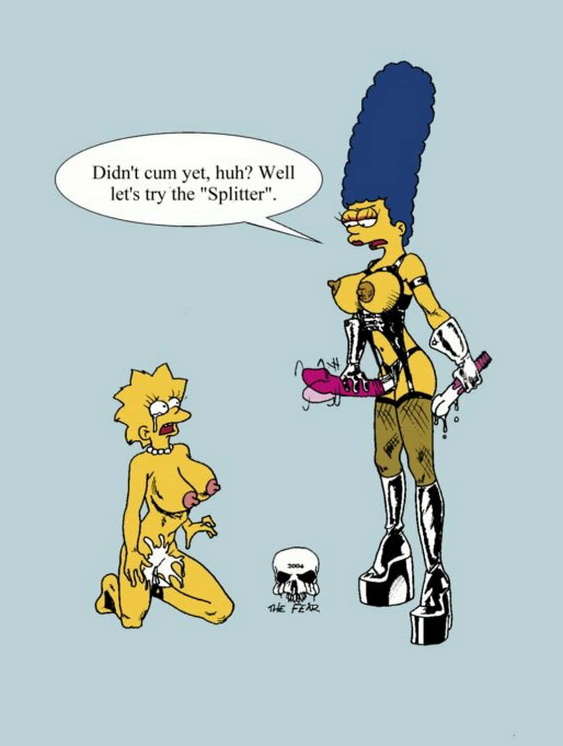 Bdsm Dildo Porn - Marge Simpson and Lisa Simpson Bdsm Dildo > Your Cartoon Porn