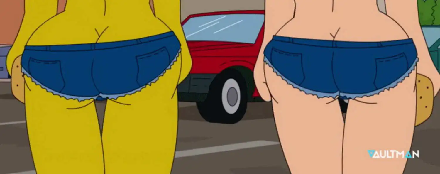 Marge Simpson and Lois Griffin Gif