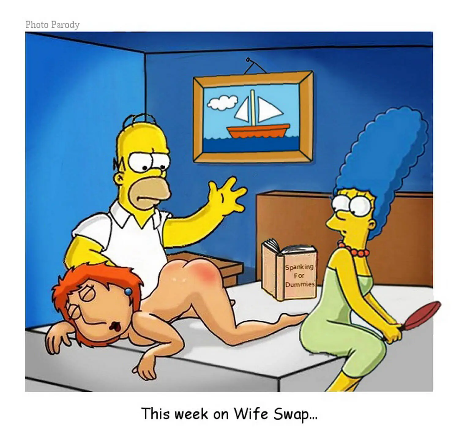 Marge Simpson and Lois Griffin Hentai XXX Free