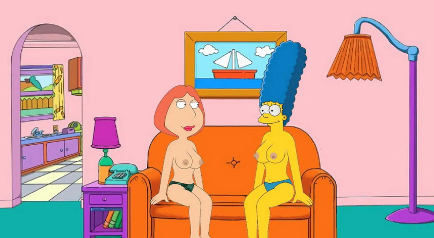 Marge Simpson and Lois Griffin Panties