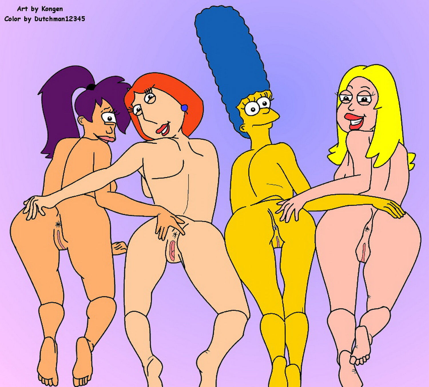 Marge Simpson Lois Griffin Spanking | BDSM Fetish