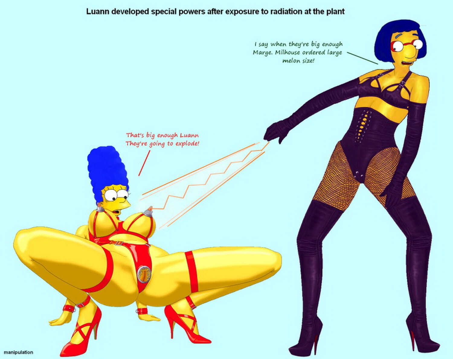 Marge Simpson and Luann Van Houten Hentai XXX