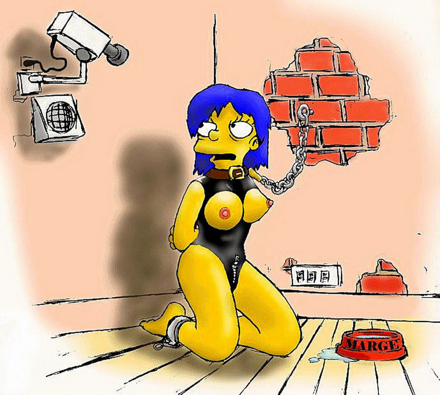 Marge Simpson and Maggie Simpson Bondage Your Cartoon Porn