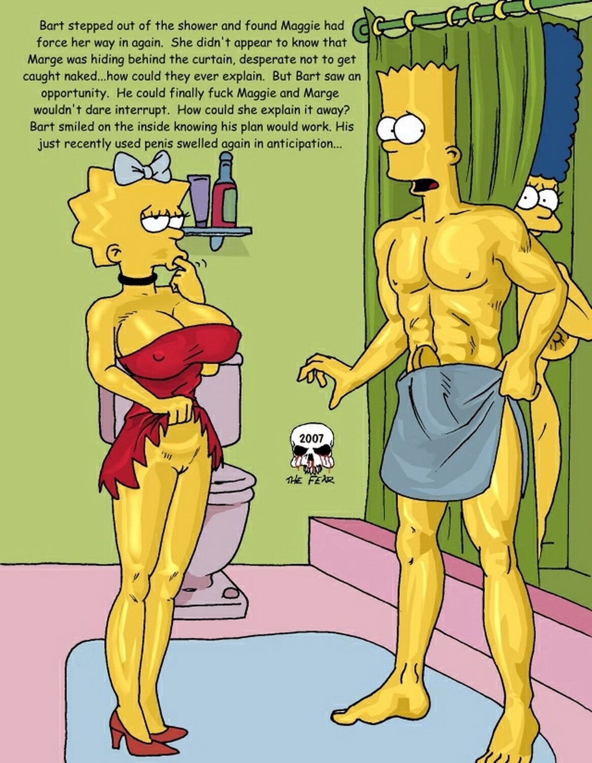 Marge Simpson and Maggie Simpson XXX Hentai Toon