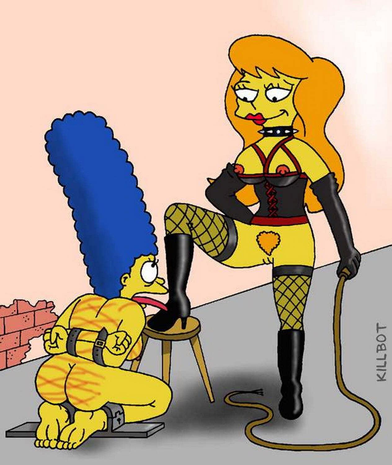 Marge Simpson and Mindy Simmons Hentai XXX