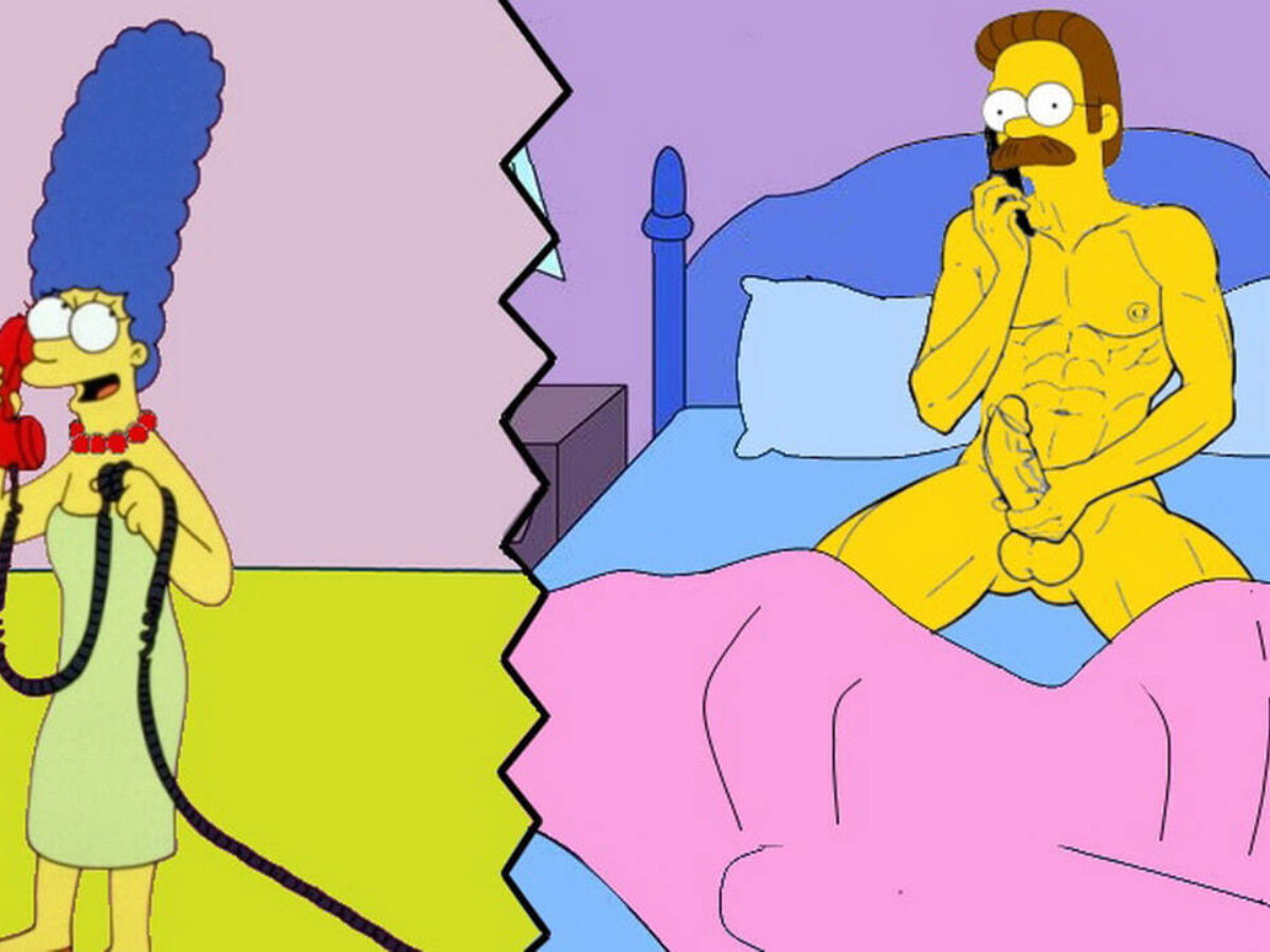 Marge Simpson and Ned Flanders XXX Hentai < Your Cartoon Porn