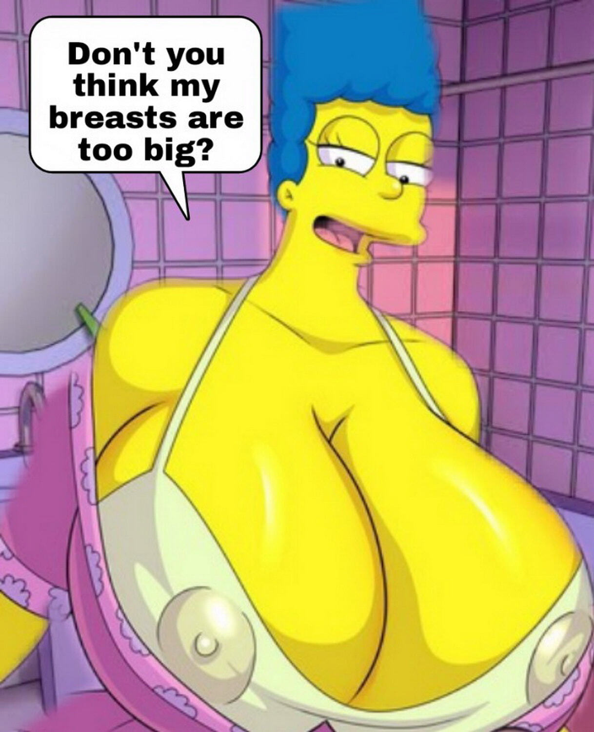 Marge Simpson Big Breast