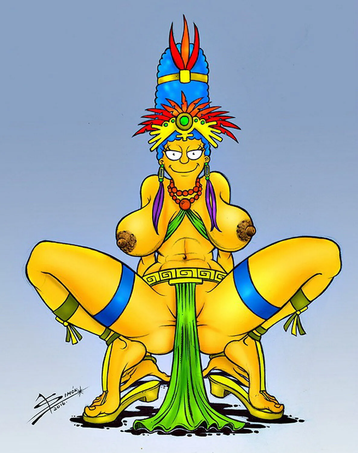 Marge Simpson Nipples