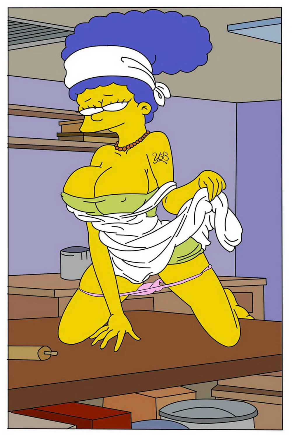 Marge Simpson Big Breast