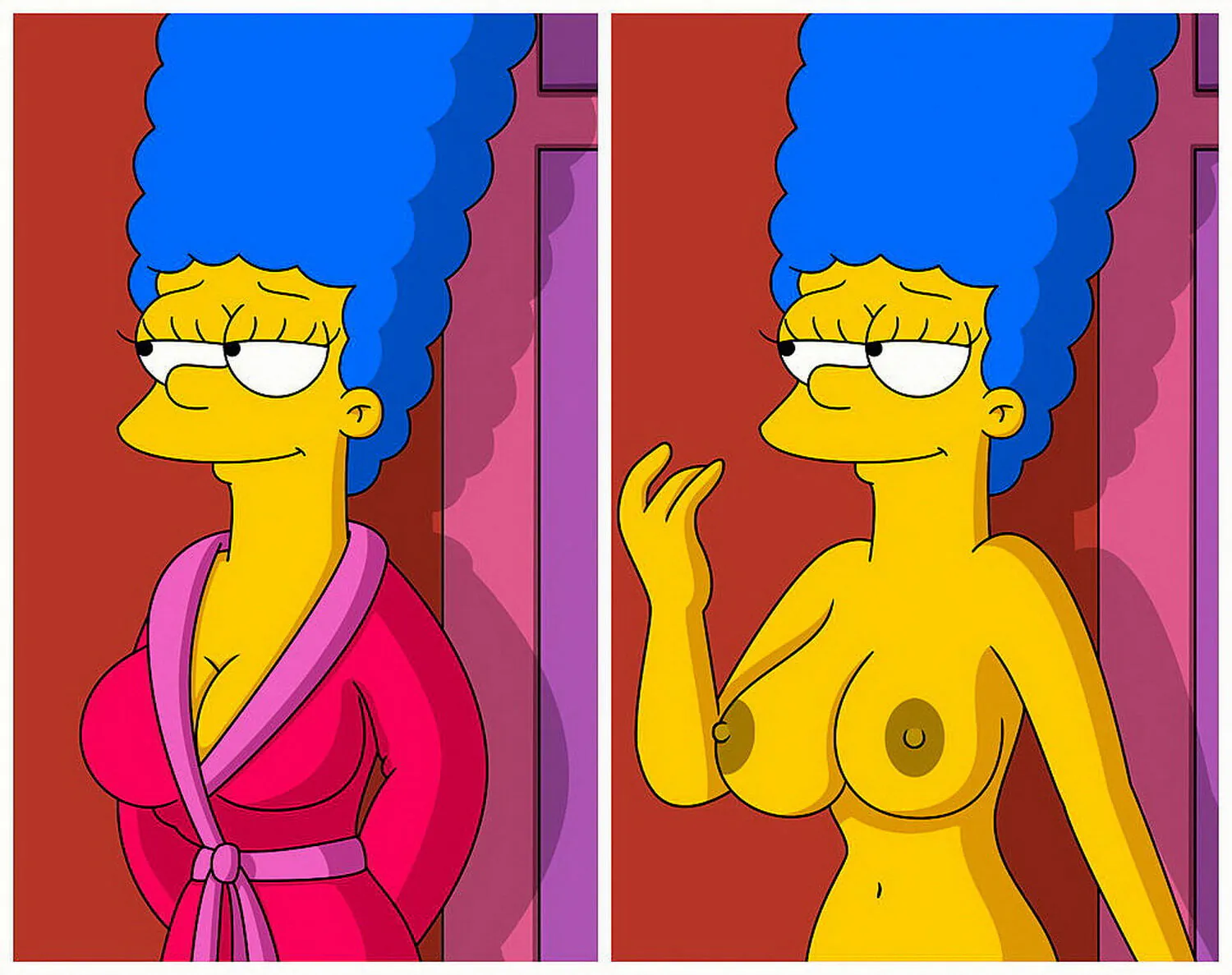 Marge Simpson Big Breast Nipples Topless