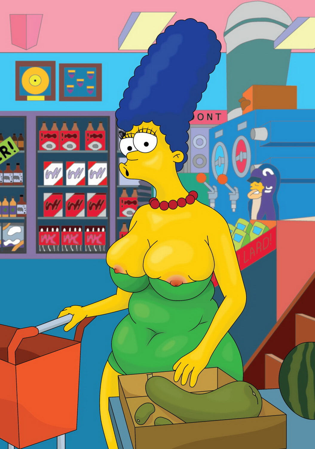 Marge Simpson Big Breast