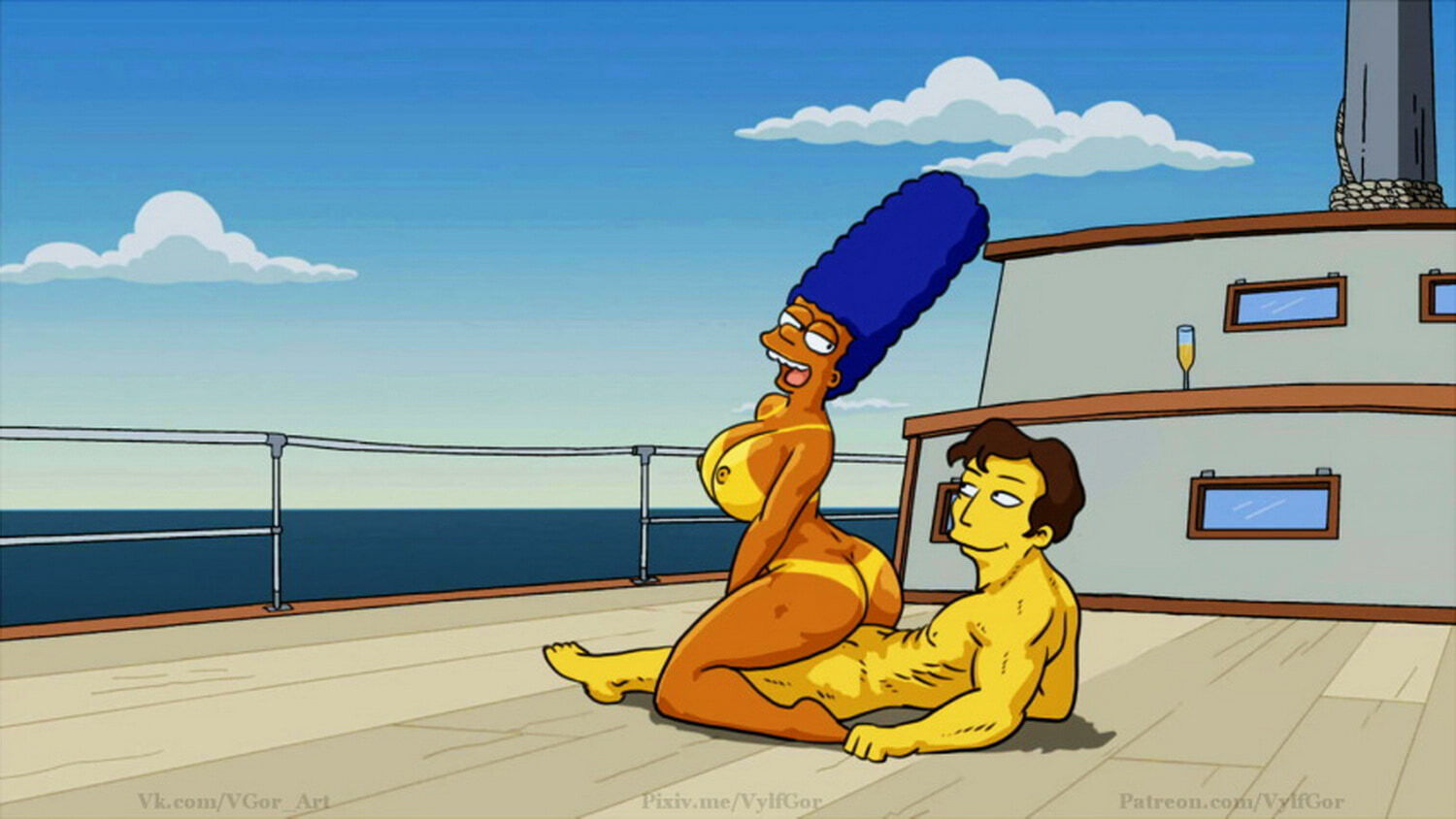 Marge Simpson Big Breast