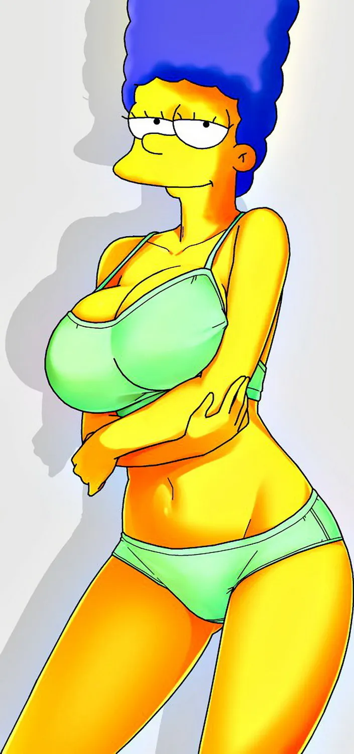 Marge Simpson Big Breast Tits Panties