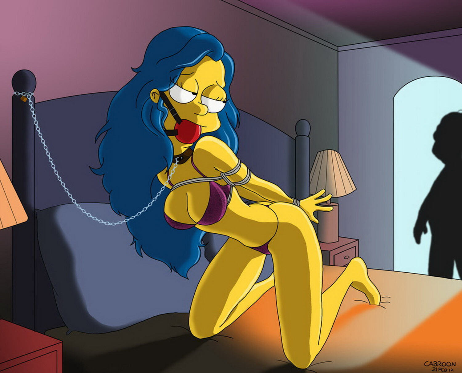 Lesbian Cartoon Bondage Marge Simson - The Simpsons Bdsm | BDSM Fetish