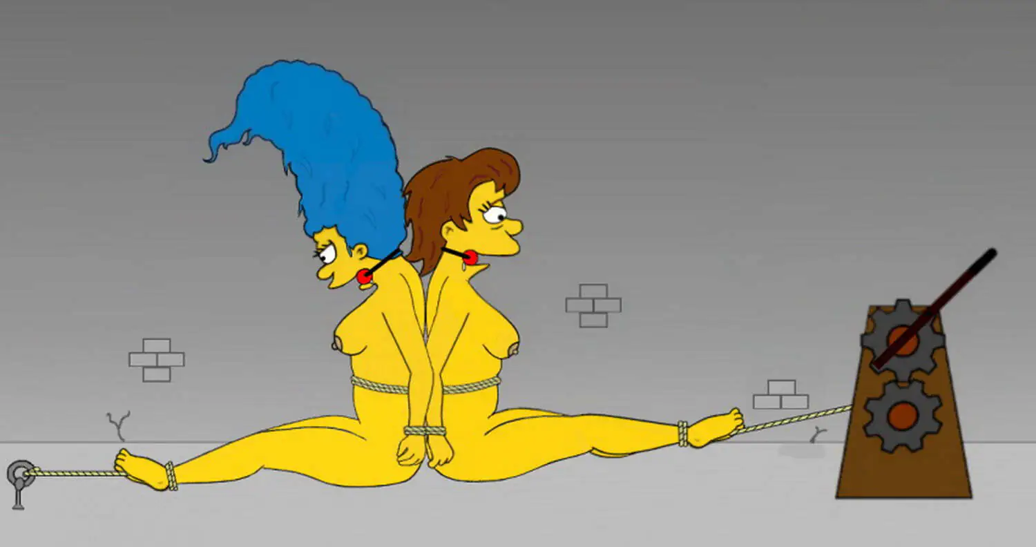 Marge Simpson Bondage Nipples Tits Nude
