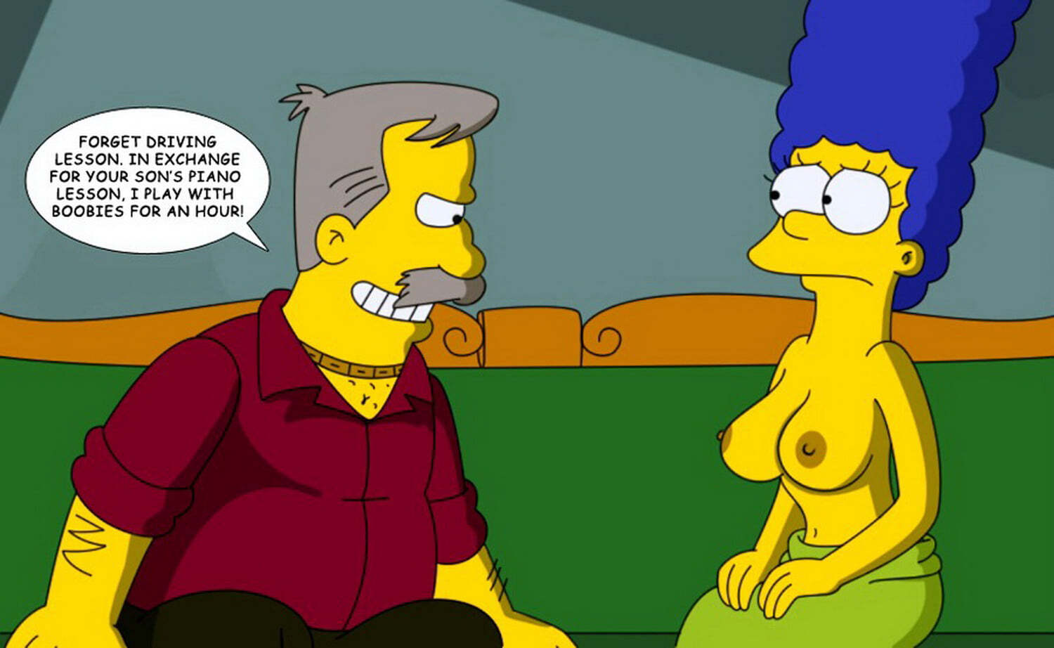 Marge Simpson Cheating