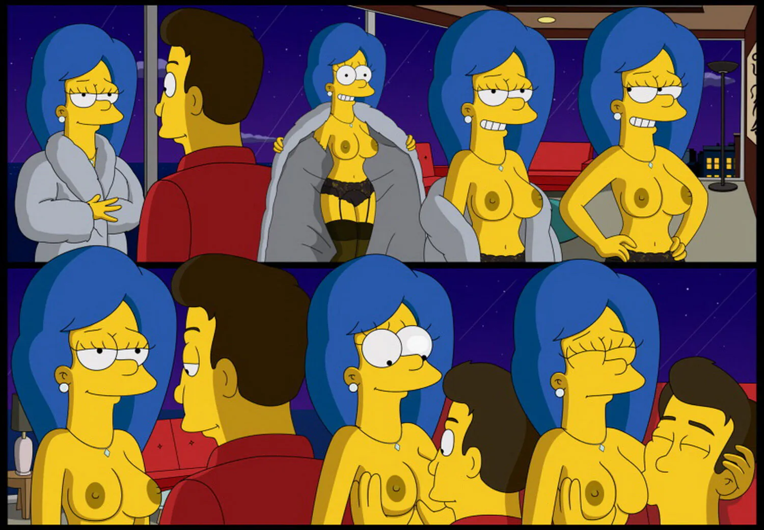 Marge Simpson Cuckold Tits Stockings Milf Nipples
