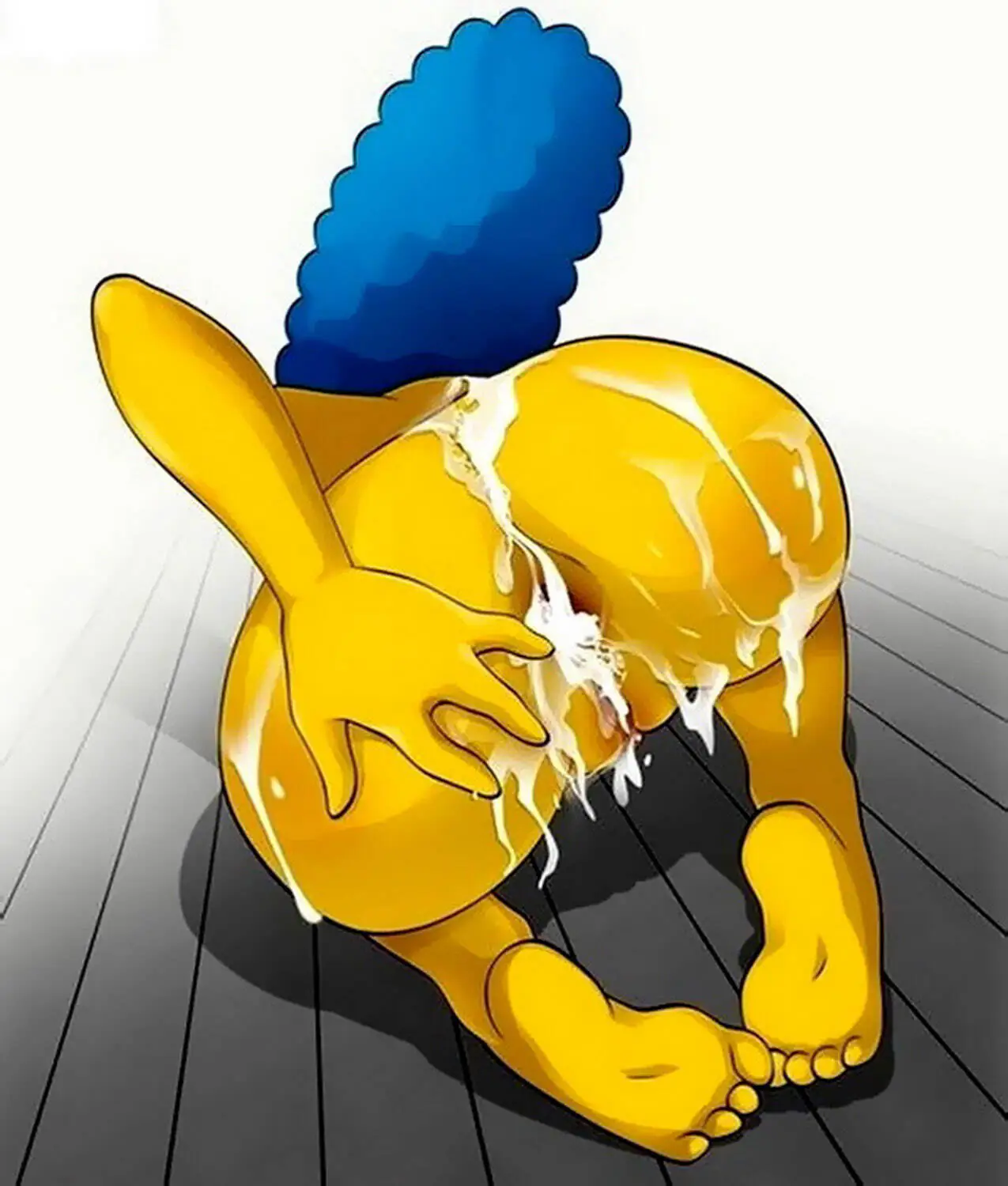 Marge Simpson Cum Cum In Ass Pussy