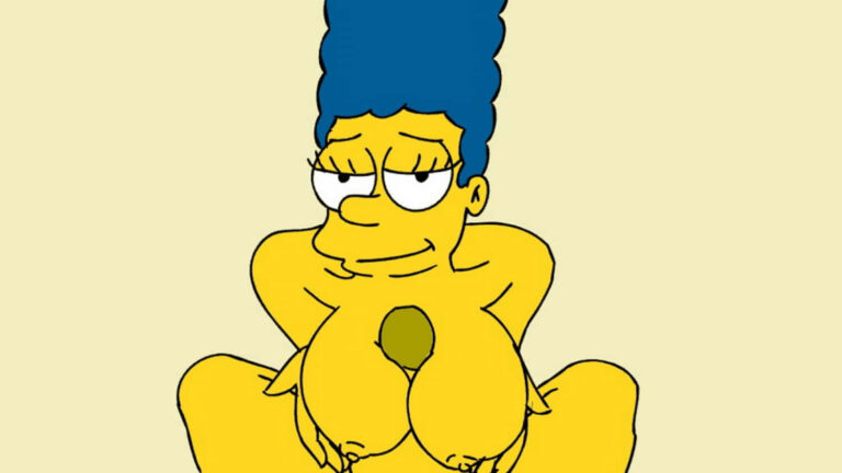 Marge Simpson Cum