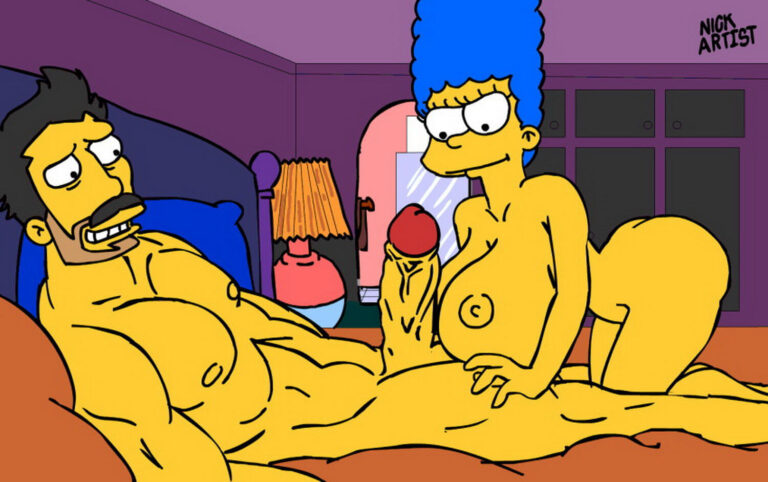 Marge Simpson Cumshot