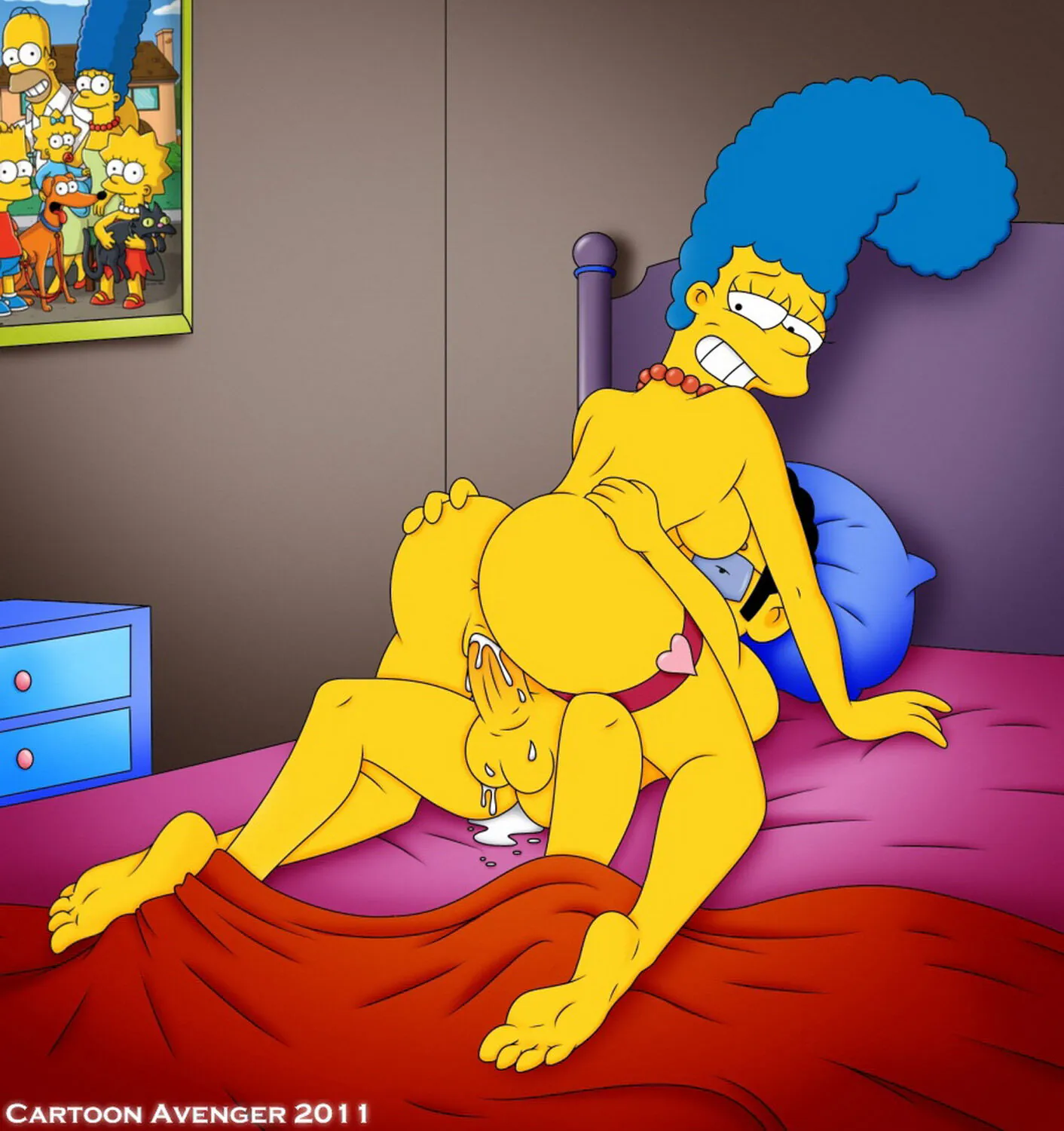 Marge Simpson Cum In Pussy