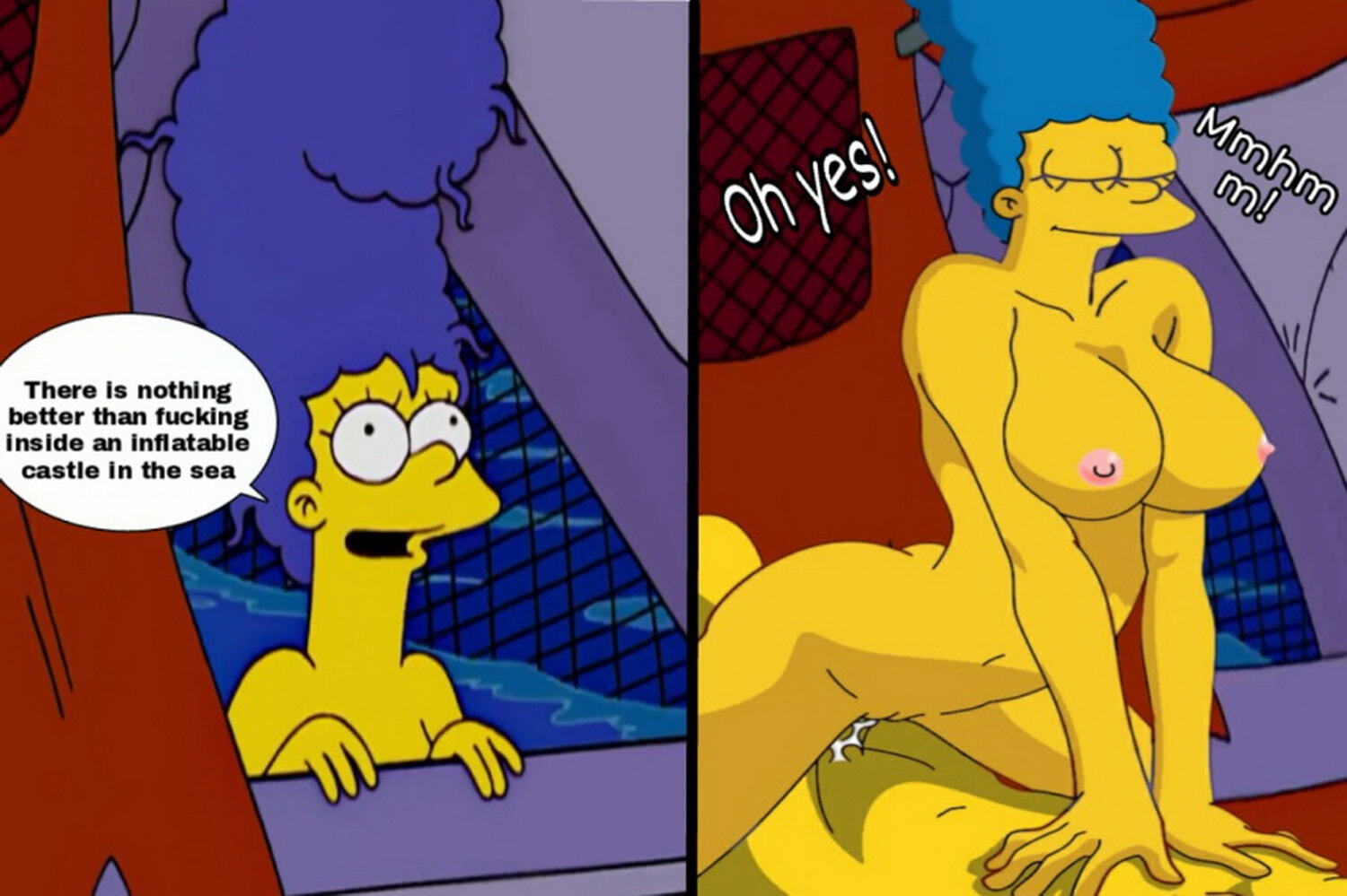 Marge Simpson Cum Inside