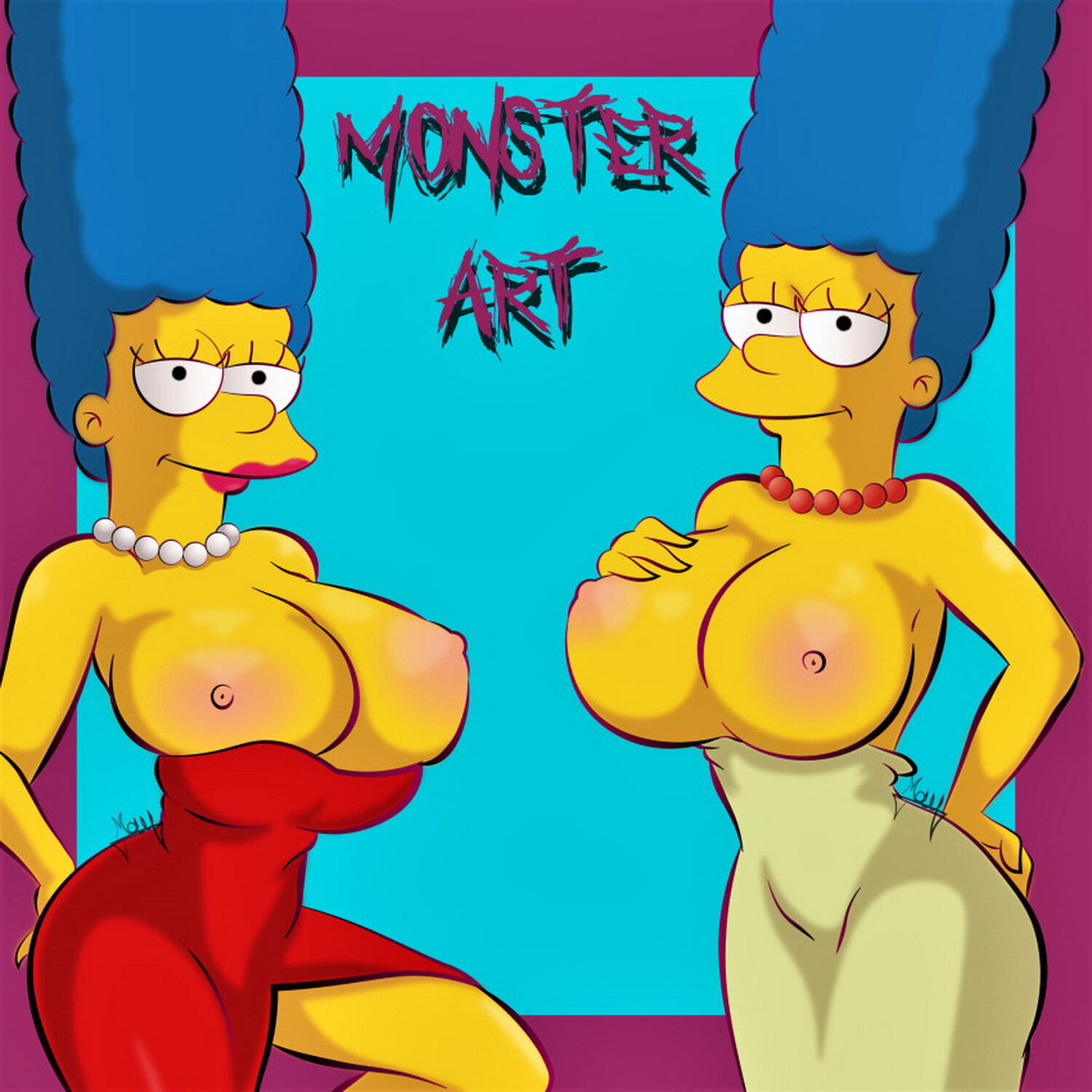 Marge Simpson Erect Nipples
