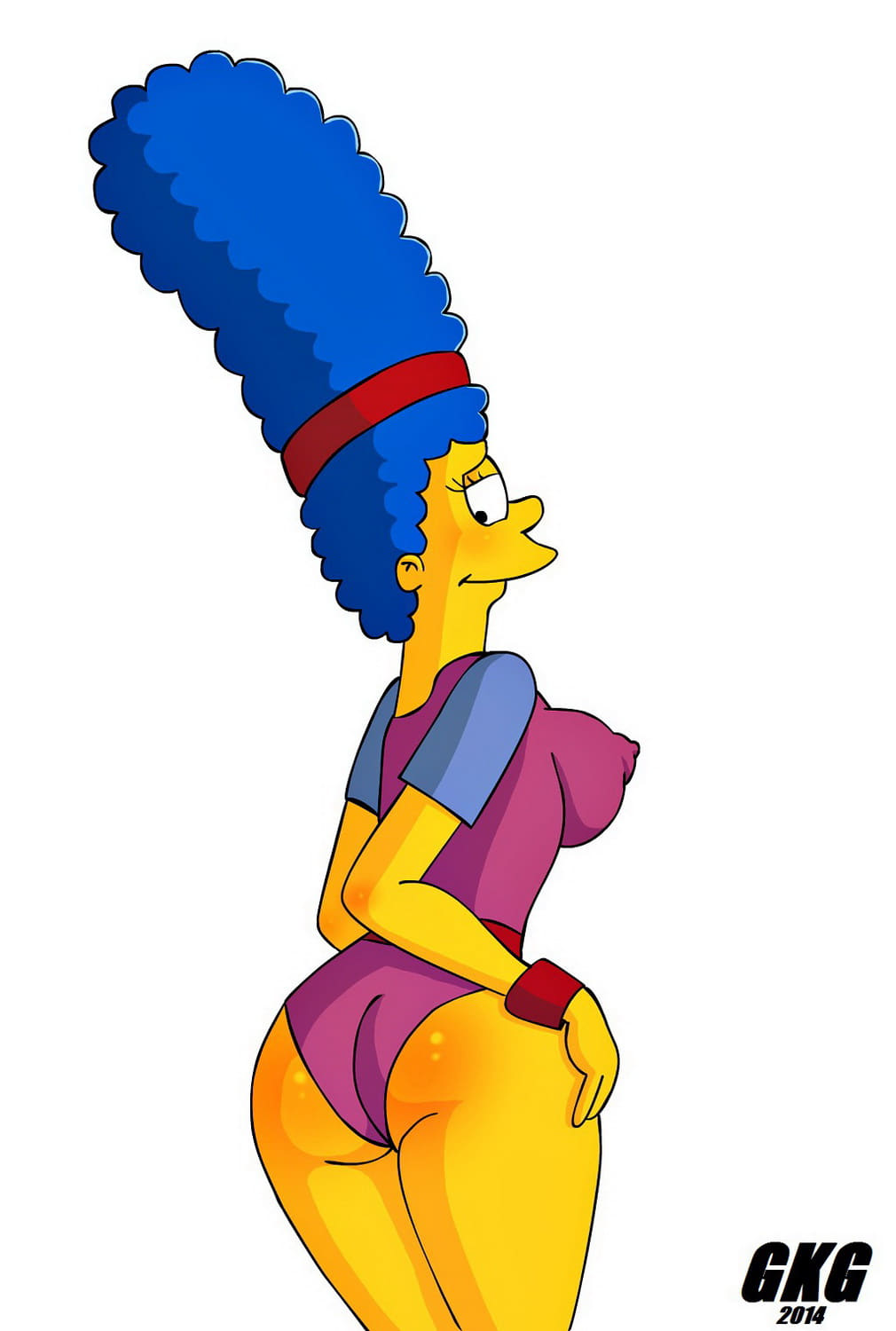 Marge Simpson Erect Nipples