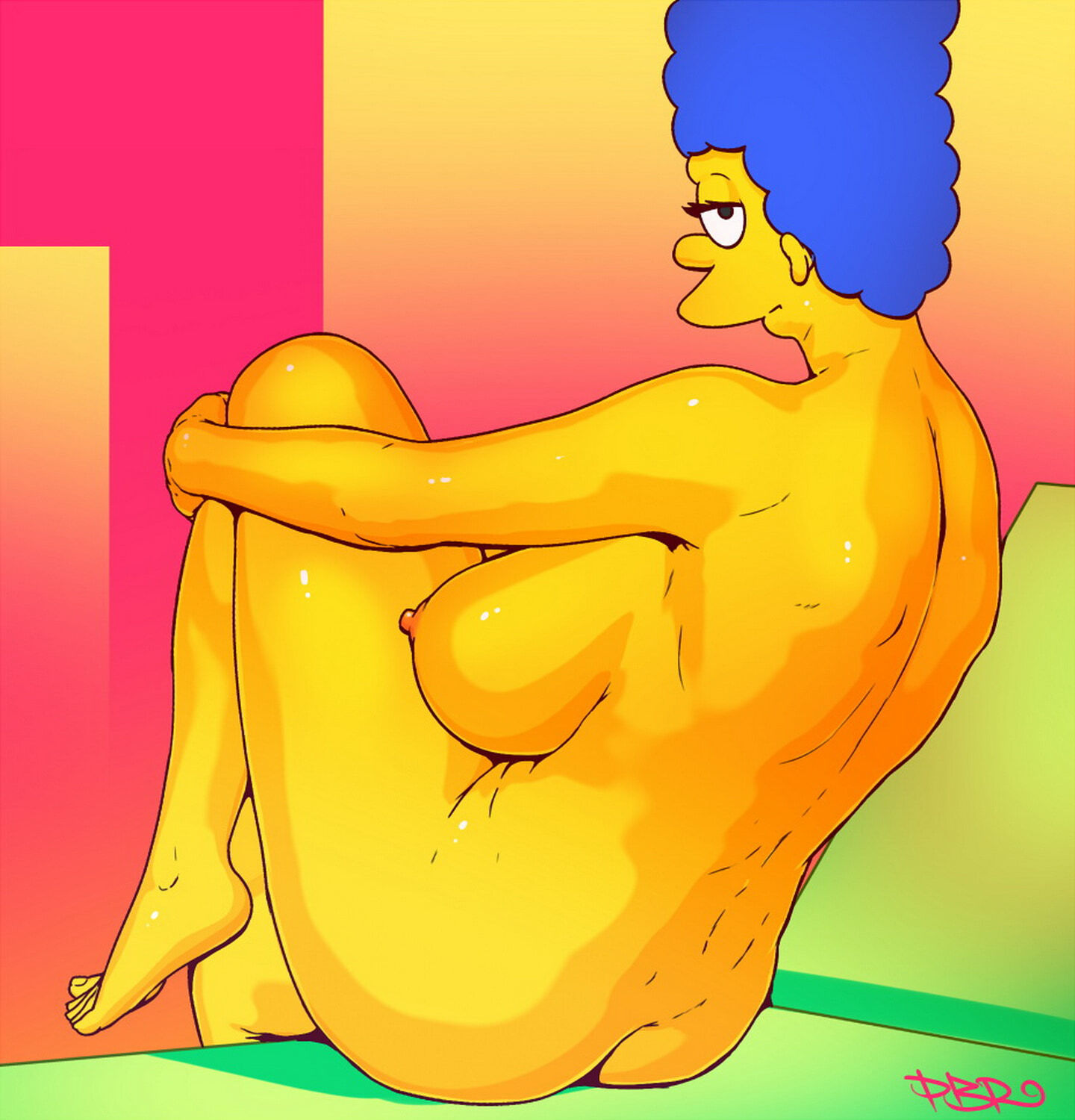 Marge Simpson Erect Nipples