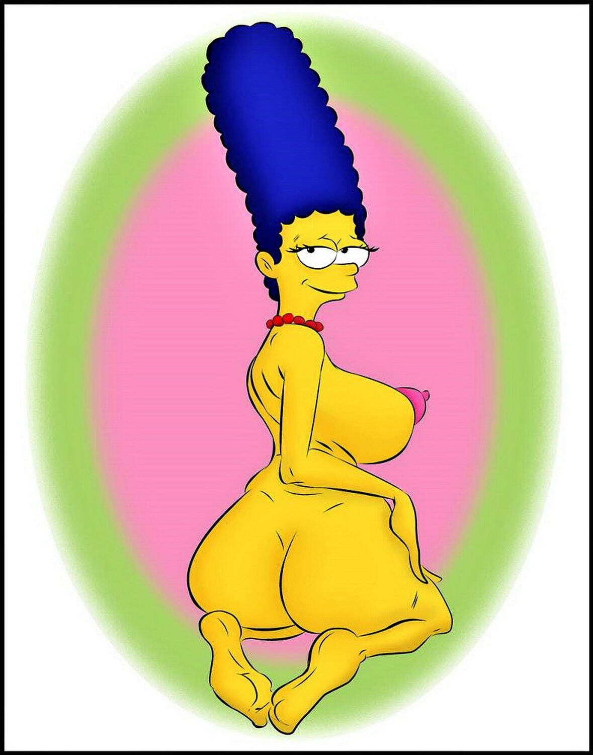 Marge Simpson Erect Nipples Nude