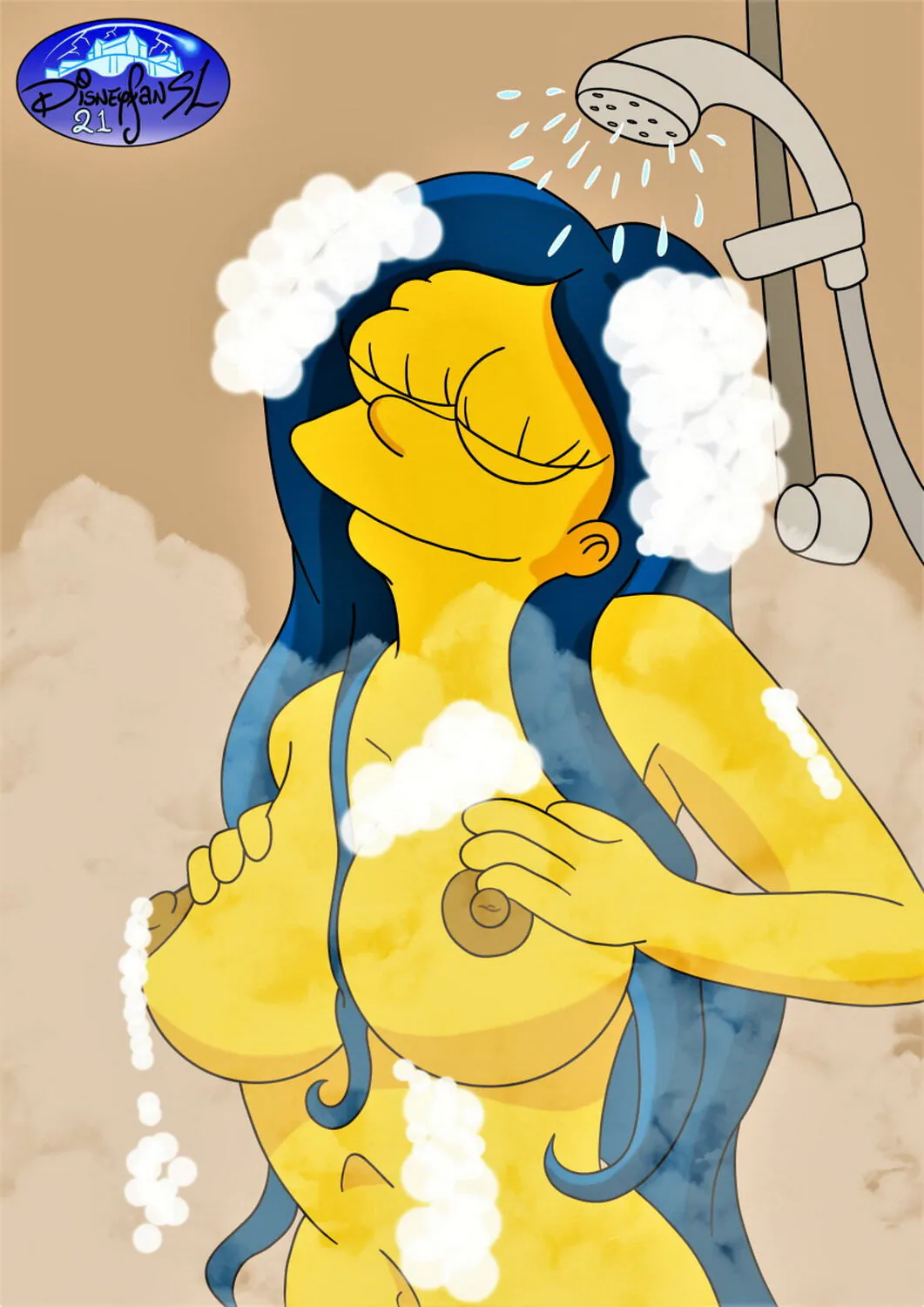Marge Simpson Erect Nipples Tits Nude