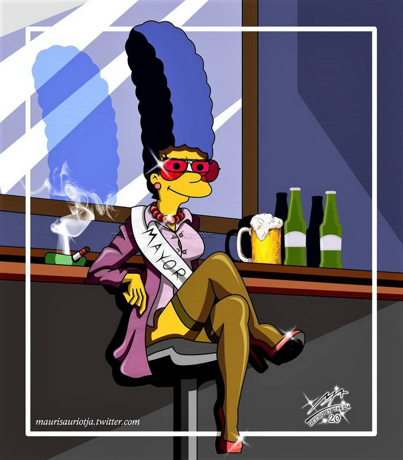 Marge Simpson Stockings