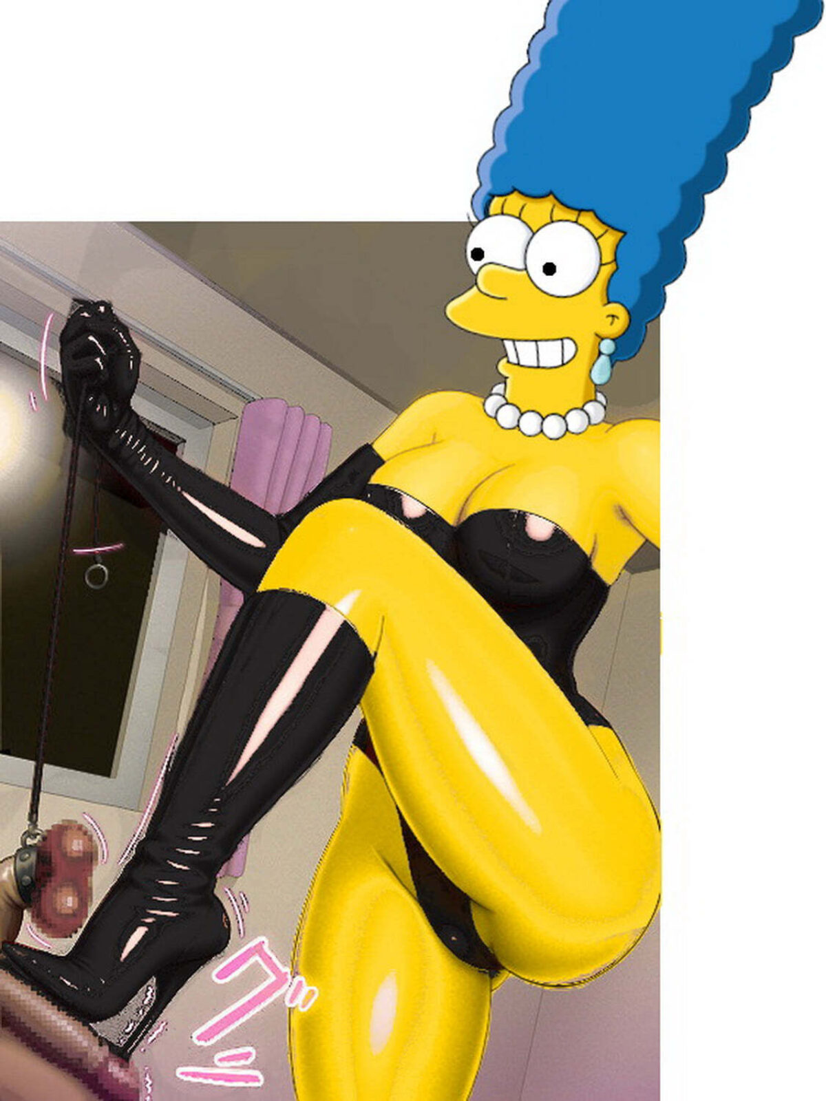 Marge simpson foot worship