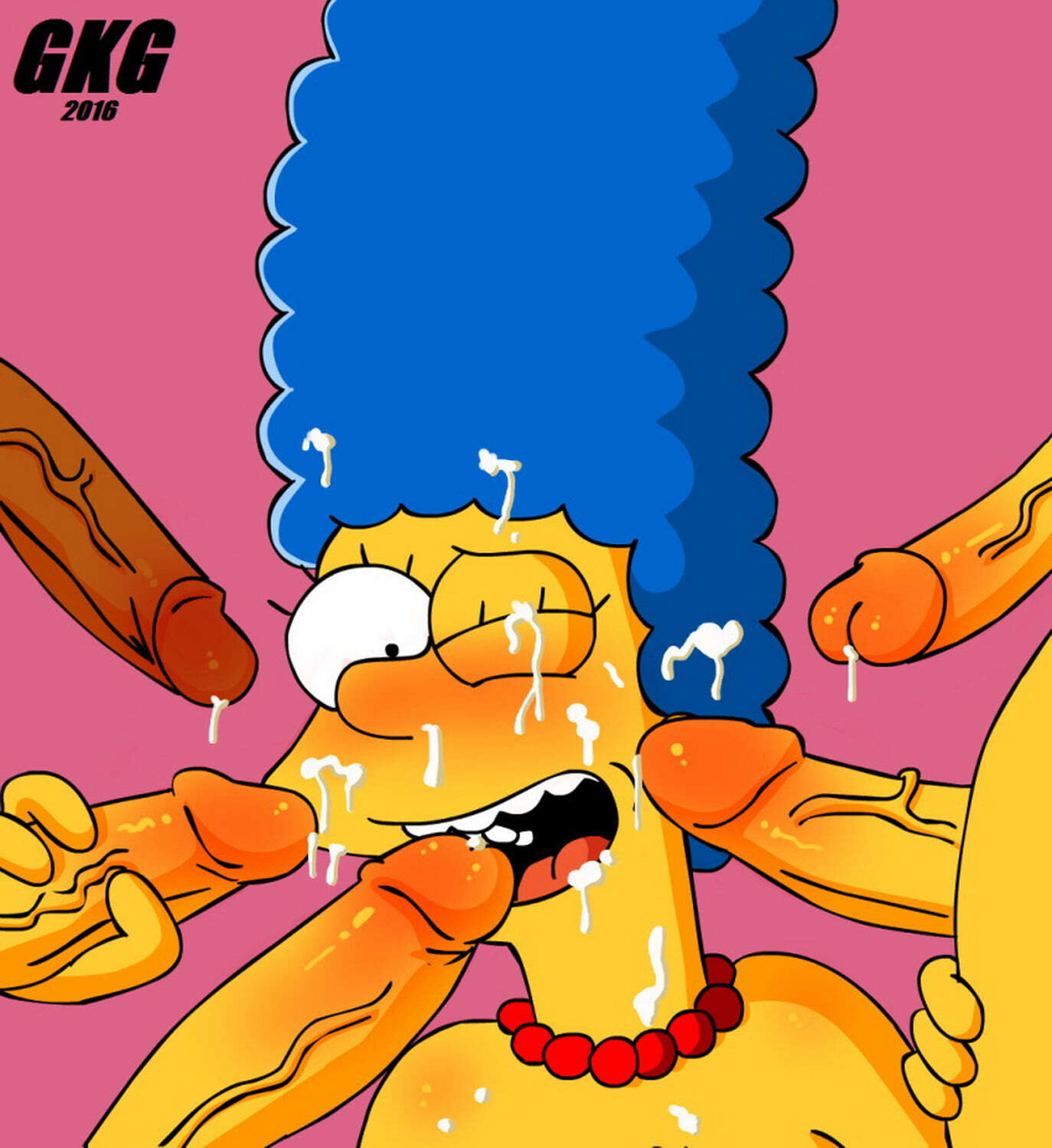 Marge Simpson Group Sex