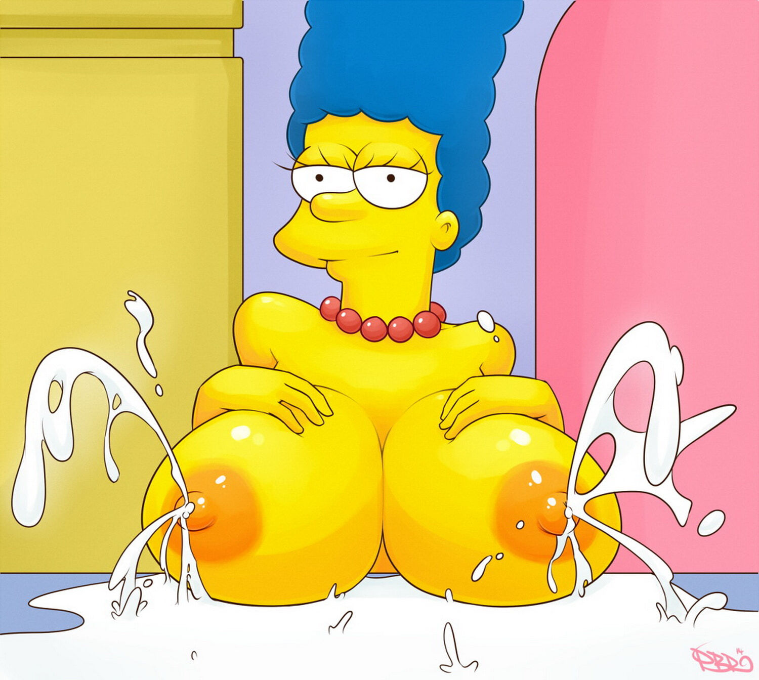 Marge simpson huge boobs
