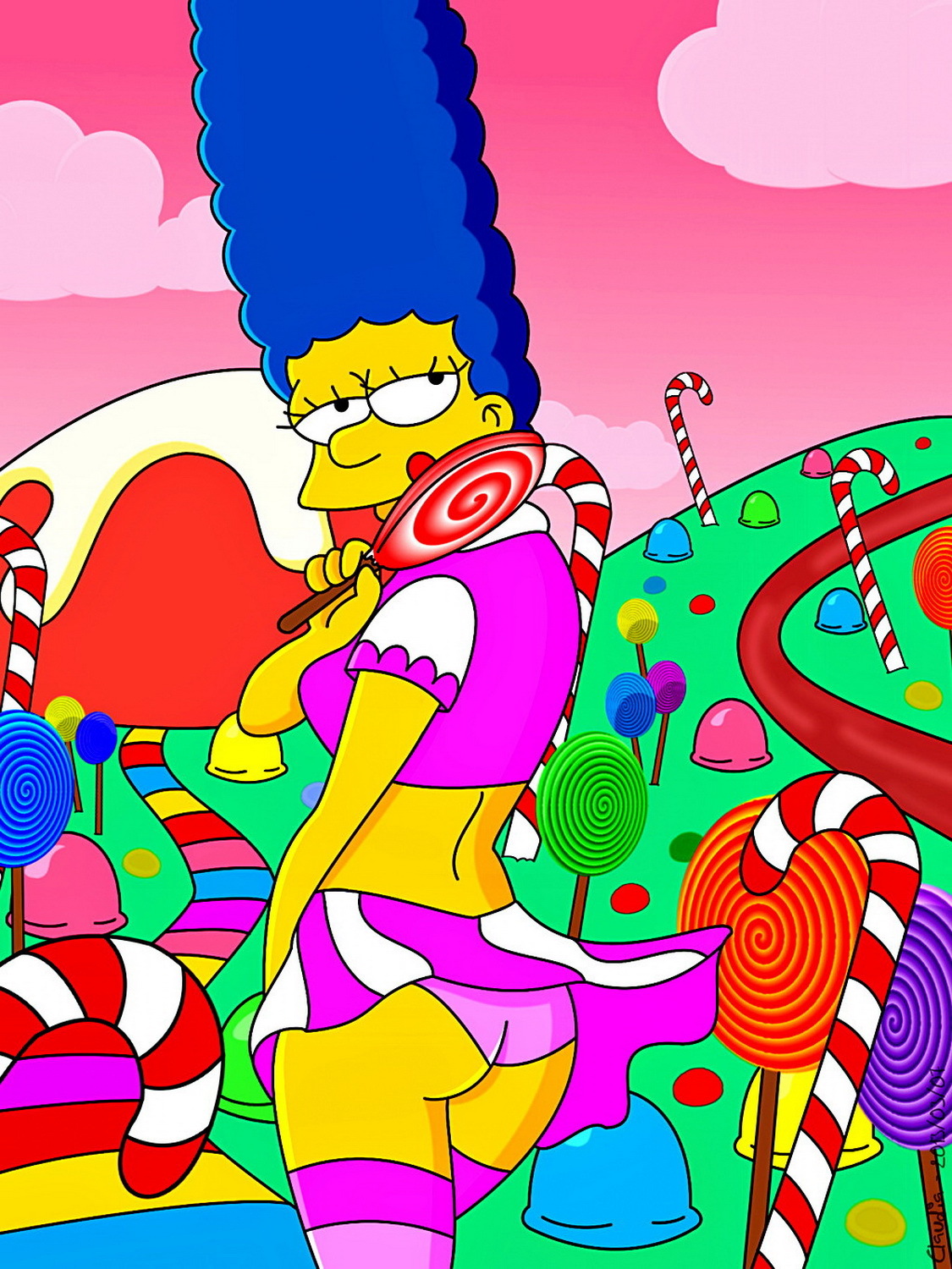 Marge Simpson Hentai XXX Uncensored Horny