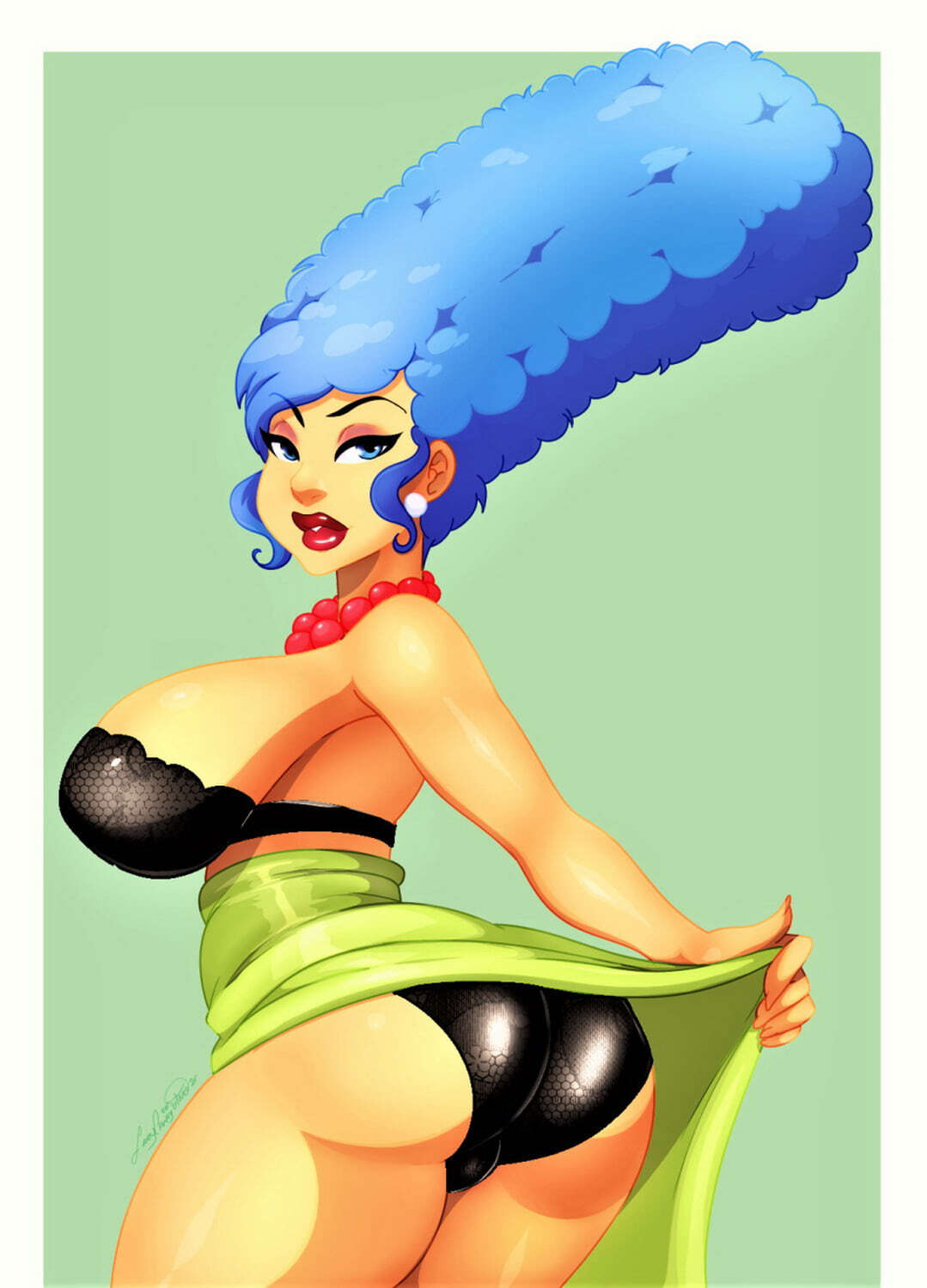 Marge Simpson Milf Big Breast Panties