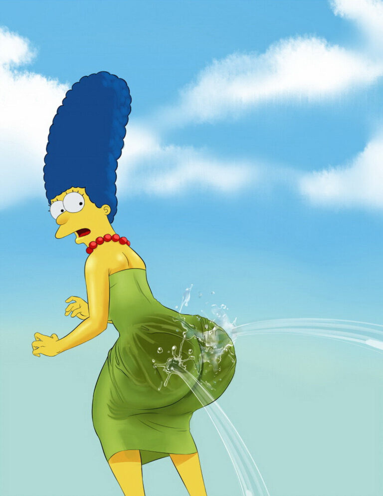 Marge Simpson Wet