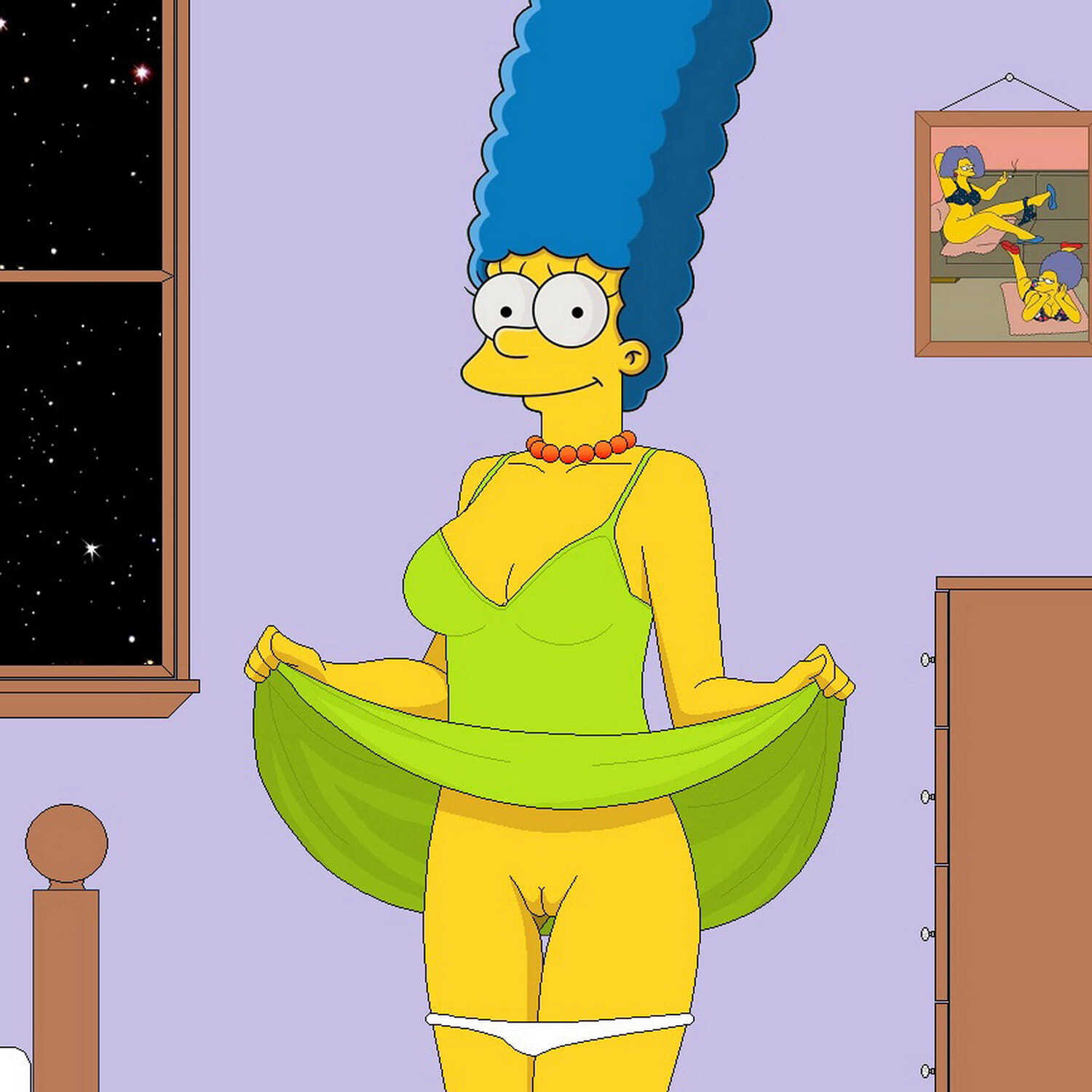 R34 marge simpson